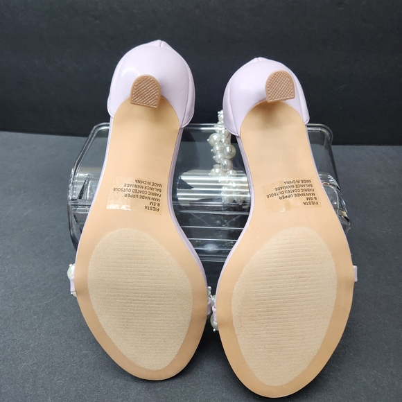 NEW Lauren Lorraine Violet Pearl Heels Size 8.5M - Picture 10 of 14